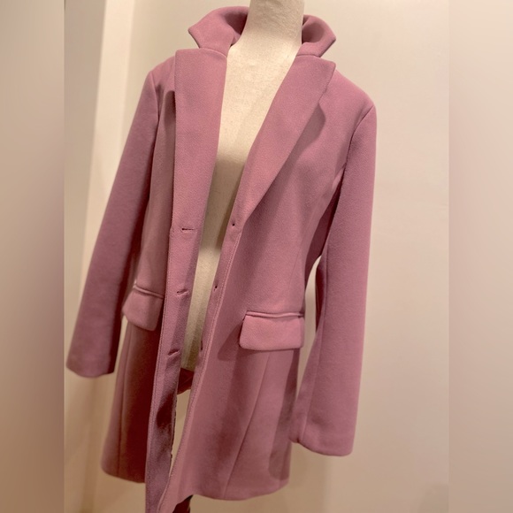 Allegra K, Size XL, Pink, Notched Lapel Single Breasted Coat - NWT - Picture 11 of 15